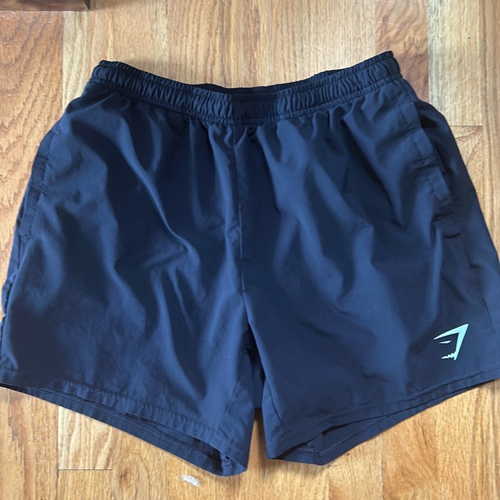 EUC Men’s Gymshark Black Arrival 5 Inch Inseam Size Medium